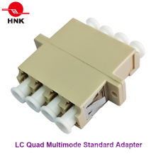 LC Quad Multimode Standard Plastic Fiber Optic Adapter